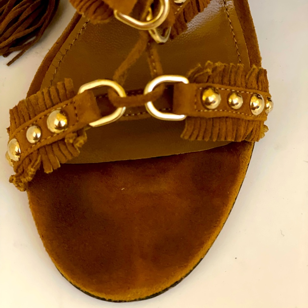 Aquazzura Suede Tulum Sandal - Picture 5 of 7